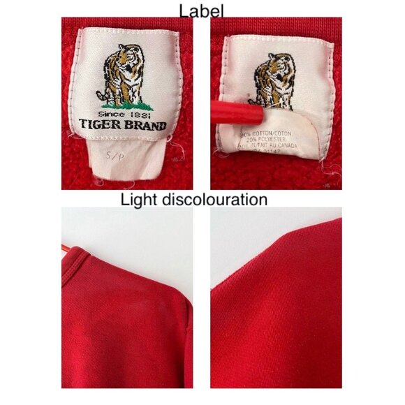 90s vintage red dog puppy chihuahua graphic boxy cozy crewneck pullover sweater - Picture 9 of 9